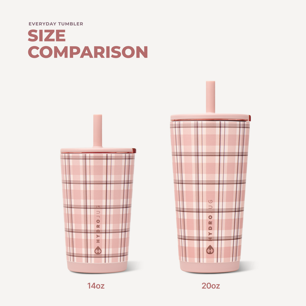 Everyday Tumbler 20oz - PILLOW TALK PLAID