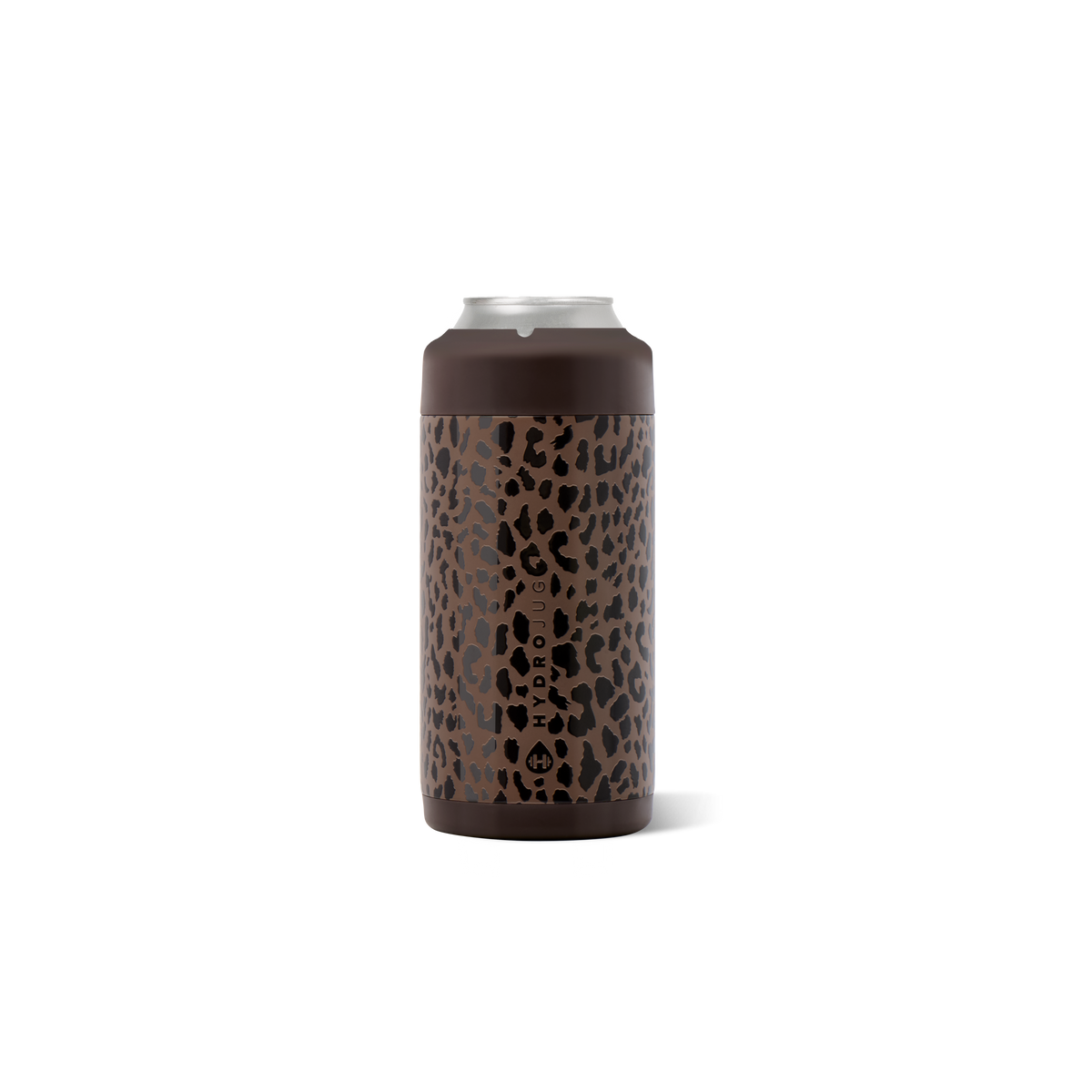 Can Cooler 12oz - BROWN LEOPARD